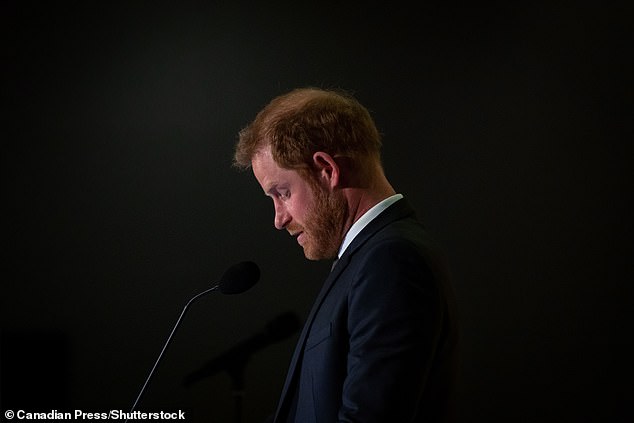 Bublé went on to perform a rewritten version of Frank Sinatra's 'My Way' littered with nods to Prince Harry littered throughout