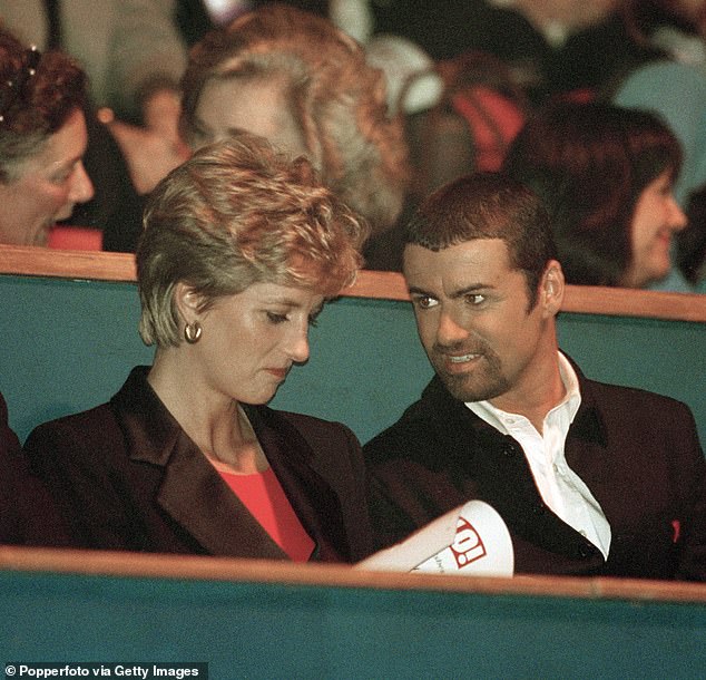 Diana and George at A Concert of Hope the following year