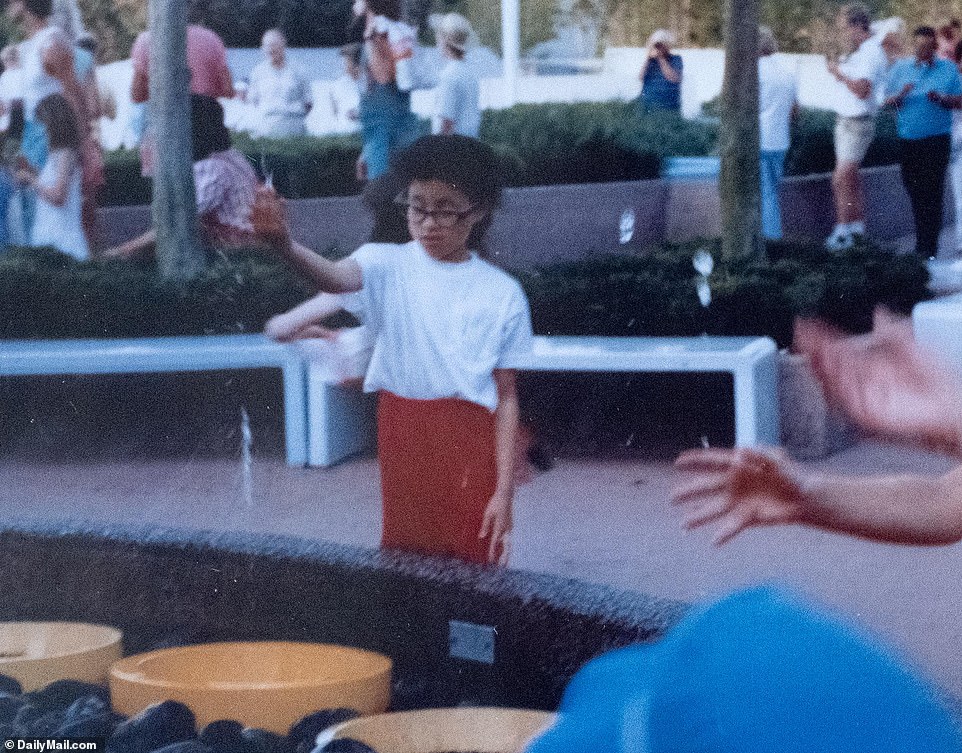 Photos show Meghan was fortunate enough to enjoy family trips to Disneyland as a child