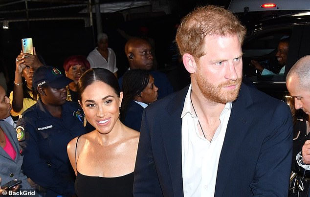 Meghan and Harry made surprise appearance in Jamaica as the King prepared for treatment on an enlarged prostate