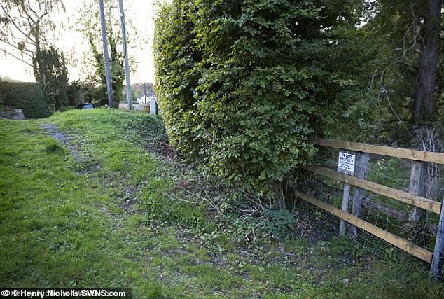 The footpath, known as the Watercress Walk (path pictured), is a public right of way