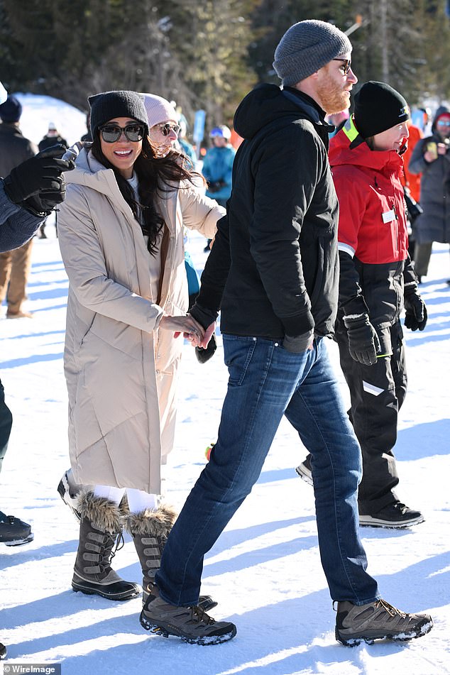 The Duke and Duchess of Sussex attend the Invictus Games One Year To Go event in Whistler last month