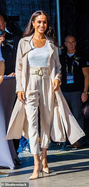 Meghan Markle during day seven of the Invictus Games at the Merkur Spiel-Arena in Dusseldorf on September 16, 2023