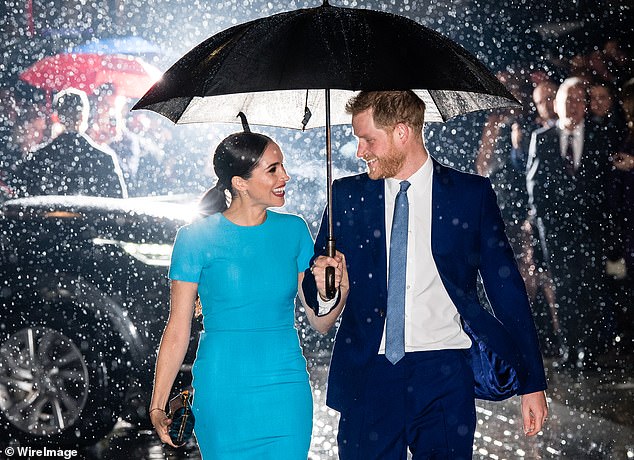 Prince Harry, Duke of Sussex and Meghan, Duchess of Sussex attend The Endeavour Fund Awards at Mansion House on March 5, 2020 in London