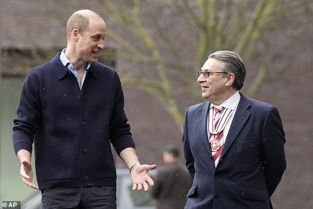 The Prince of Wales arrives at the new OnSide Youth Zone in Hammersmith and Fulham today