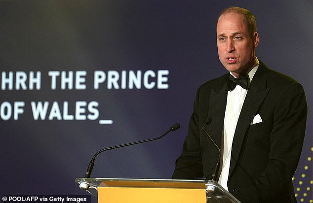 Prince William, Prince of Wales, at the The Diana Legacy Awards at the Science Museum