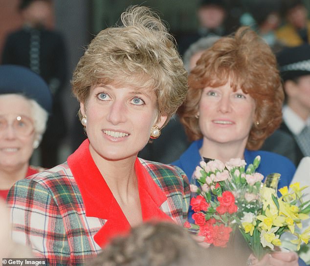 Princess Diana with her sister Lady Sarah McCorquodale while visiting the North West to open Francis House Children's Hospice in  1991