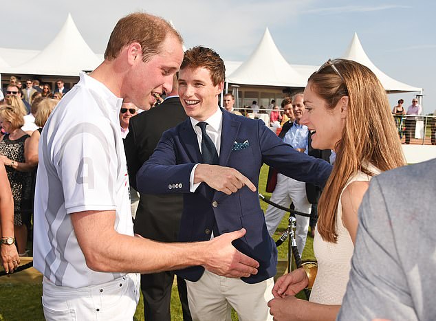 A lesser known friend of Prince William is The Danish Girl actor Eddie Redmayne