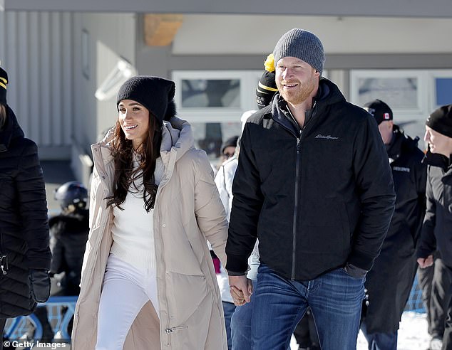 Harry and Meghan promoting the 2025 Invictus Games in Whistler last month