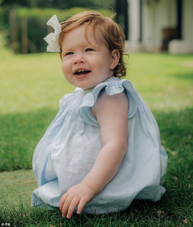 Pictured: the Duke and Duchess of Sussex's daughter Lilibet Diana around the time of her first birthday in June 2022