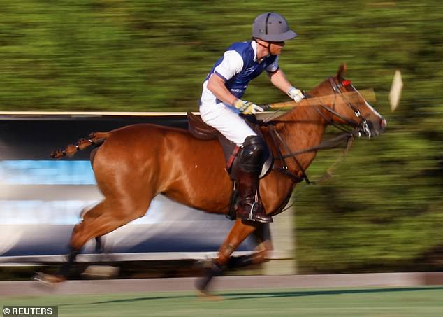 Harry was filmed playing at the Miami event as part of his upcoming polo show on Netflix, which promises to capture 'all it takes to compete at the highest level' of the sport