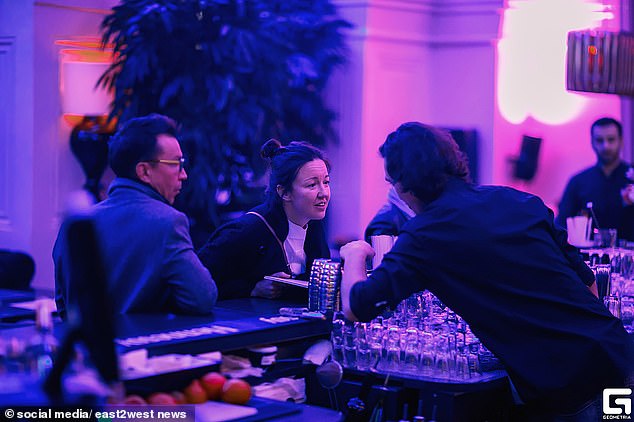 Veronika Ermilova is pictured at Pacman bar, St Petersburg, back in 2016