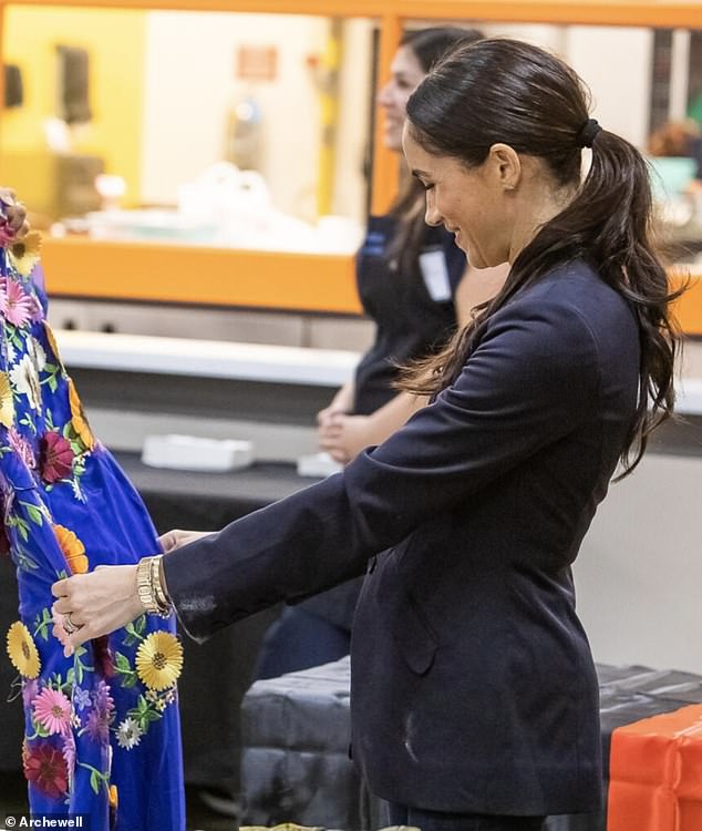 Meghan Markle at The Archewell Foundation's San Antonio Welcome Project in March