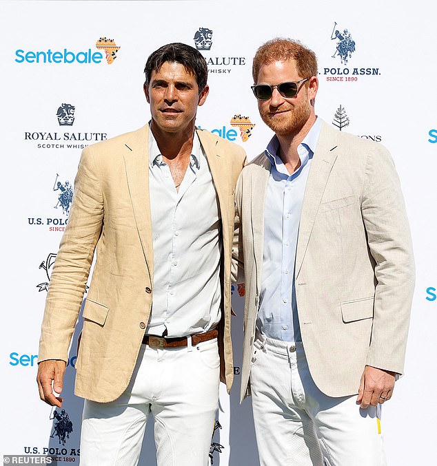 The Duke of Sussex with best friend and  Argentinian polo player Nacho Figueras in Miami