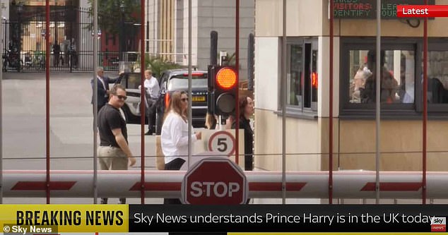 Prince Harry is seen at Armoury House in London today attending an Invictus Games event