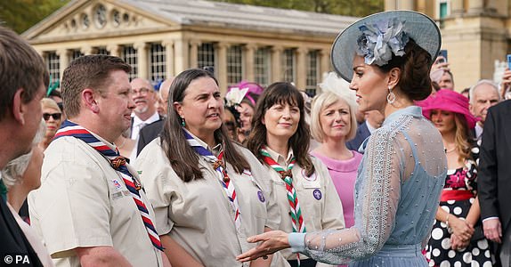 The Princess of Wales during a Garden Party at Buckingham Palace, London, in celebration of the coronation. Picture date: Tuesday May 9, 2023.