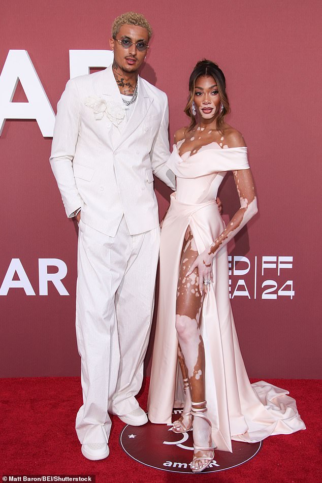 The former America's Next Top Model star Winnie Harlow was joined by her boyfriend Kyle Kuzma