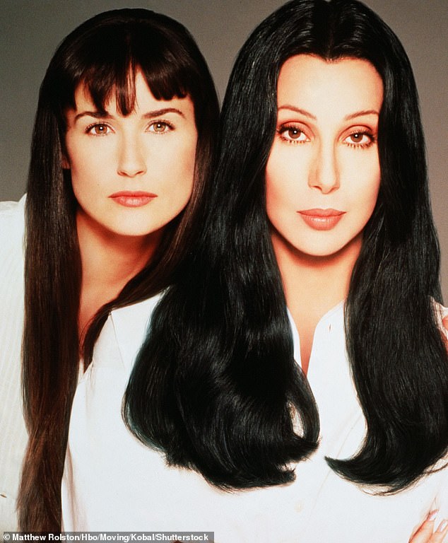 Demi and Cher enjoyed a reunion nearly 30 years after starring in the 1996 HBO series, If These Walls Could Talk; the duo seen in a still