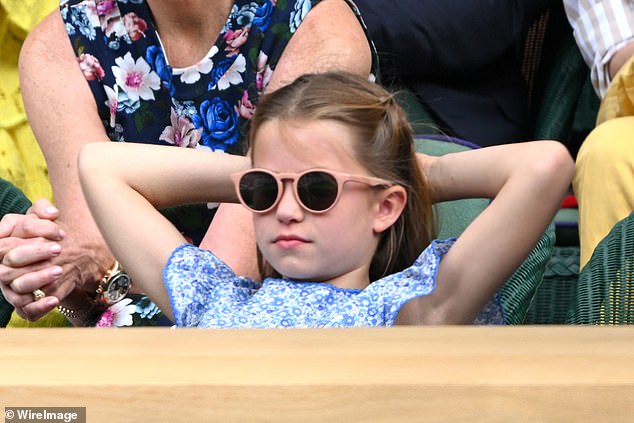 Charlotte put on a stylish display in Leosun sunglasses at the Wimbledon 2023 men's final