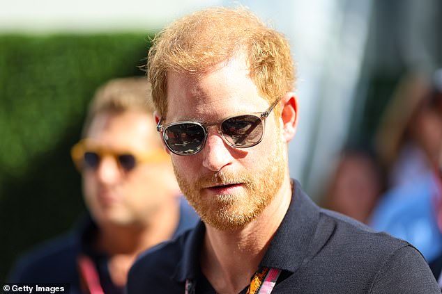 The brothers may not get on but they have the same taste in sunglasses with Prince Harry wearing his at the F1 Grand Prix in Texas in 2023