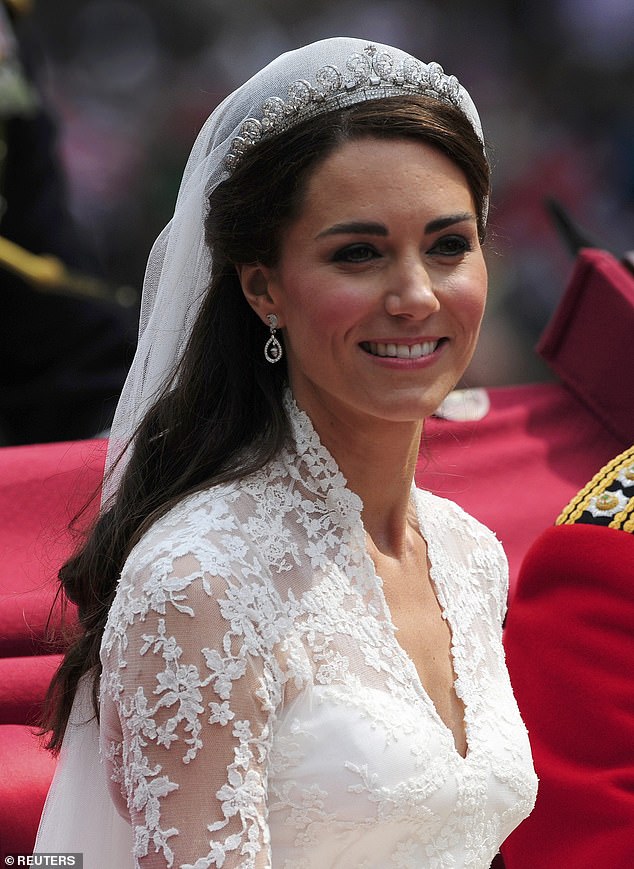 Richard Ward created the Princess's demi-chignon style for her wedding to Prince William in 2011