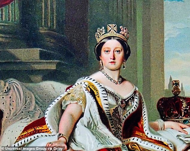 Queen Victoria was crowned on June 28, 1838. Above: The monarch in her coronation robes