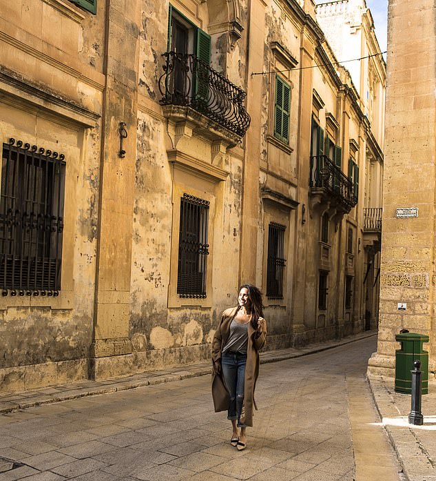 The then 33-year-old later said that she felt she 'blended in' when she visited the island