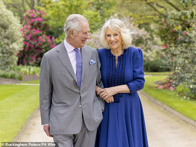 A charming new image of Their Majesties was released by Buckingham Palace today to mark the first anniversary of the Coronation next week