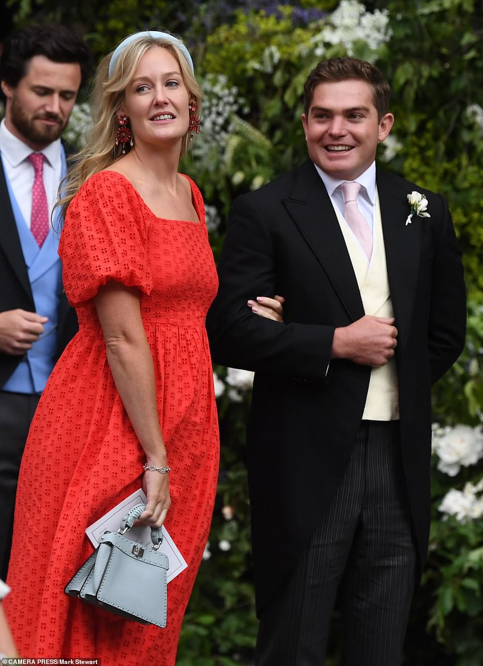 The Duke of Westminster's sister and Lady Viola Grosvenor and his brother-in-law Angus Roberts