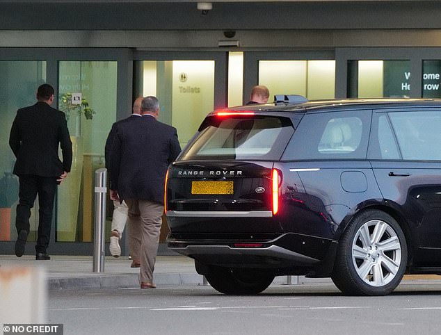 Prince Harry was seen arriving at Heathrow on Friday morning ahead of his flight to Nigeria, where he will be joined by his wife Meghan