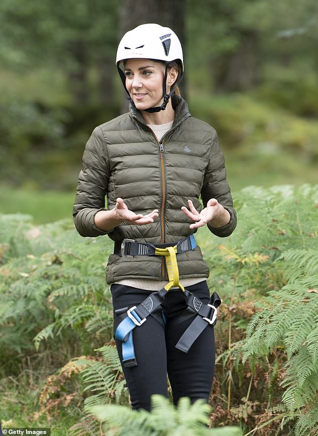 Kate has tried out abseiling more than once - and has proven herself to be a dab hand at the pursuit. In an engagement with Air Cadets in Cumbria in 2021, she put her skills into practice with ease