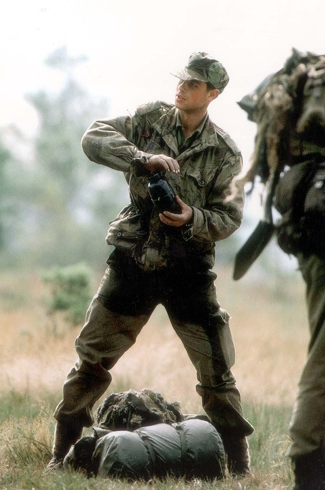 Prince Edward trains with the Royal Marines after leaving Cambridge University with a history degree