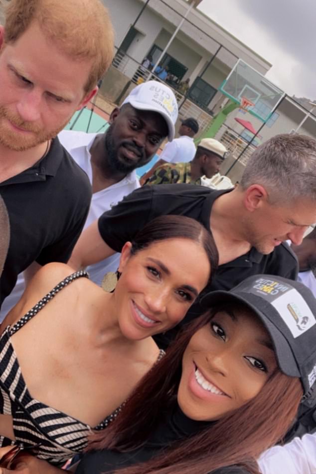 The mother-of-two was happy to pose for selfies – at one point getting lost amongst the crowd as they attended a sitting volleyball match – and some fans were even reduced to tears after meeting her