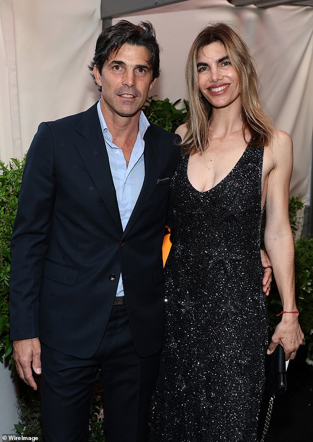 Pictured: Polo player Nacho Figueras with his wife Delfina Blaquier at the CHANEL Tribeca Festival Artists Dinner this month