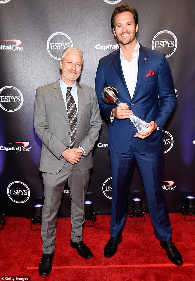 Jake Wood, posing with the Pat Willman Award after his win in 2018, defended Prince Harry's win this year and paid tribute to his military service