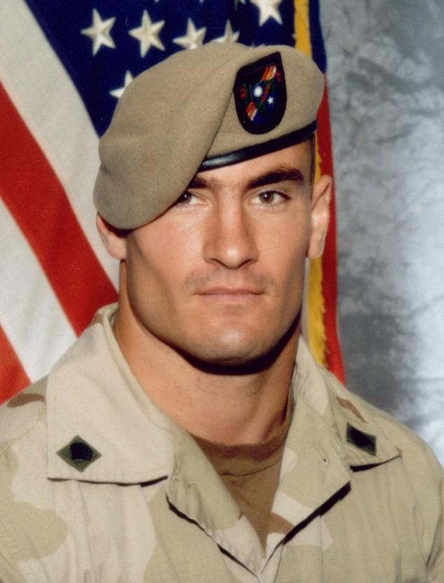 Tillman (pictured), an American football star who gave up a £3million contract to enlist in the US Army after 9/11, had his life tragically cut short at the age of 27 when he was killed in friendly fire while serving in Afghanistan 20 years ago