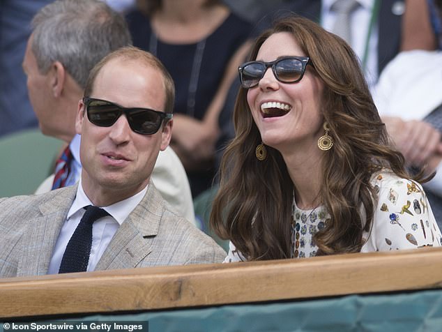 Kate Middleton wore gold earrings from the Scottish brand Brora to watch Andy Murray win his second Wimbledon win in 2016