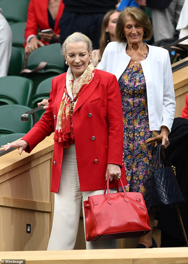 Princess Michael of Kent wore the same earrings to Wimbledon last year