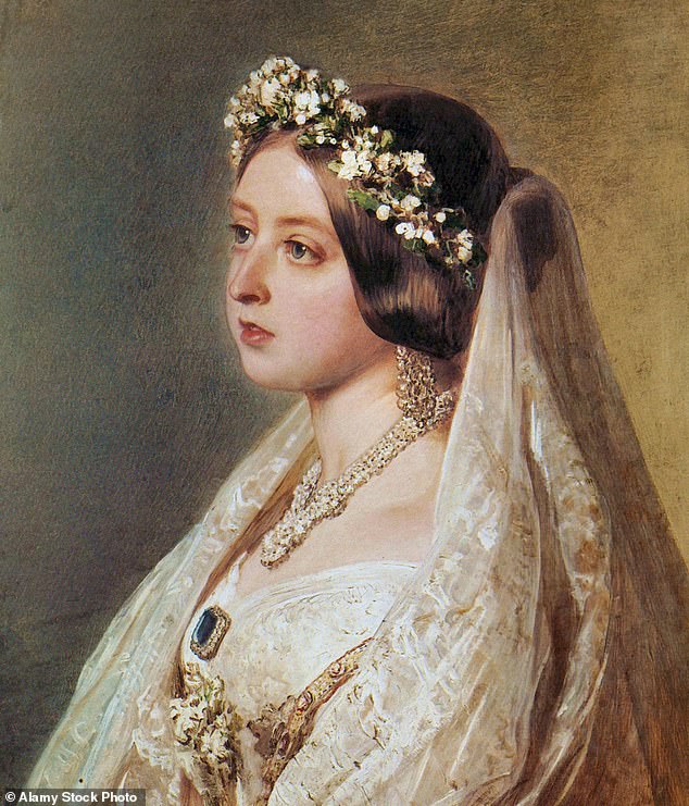 For her wedding to Prince Albert in 1840, Queen Victoria eschewed a tiara in favour of a wreath of orange blossom, an emblem of chastity