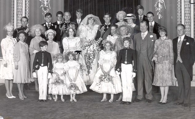 An official photo of the Royal Family taken to mark the wedding of Prince Charles and Princess Diana, July 1981