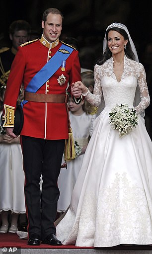 Prince William wore the Irish Guards Mounted Officers uniform for his wedding in 2011