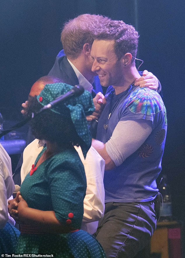 The Duke of Sussex, 39, (left) and the Coldplay front man have reportedly been friends for over a decade with the musician event being name dropped in his infamous 2023 memoir, Spare