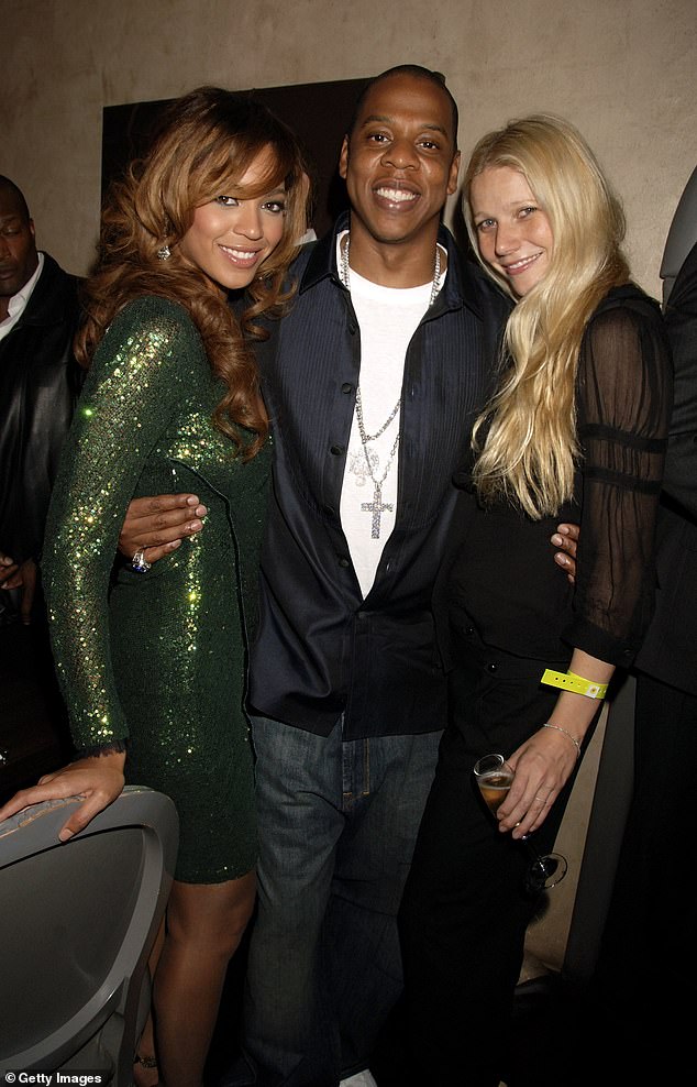 Chris and his ex-wife first met Beyonce and Jay-Z at an NYC benefit concert and instantly hit it off as friends. Pictured again at the afterparty in 2006