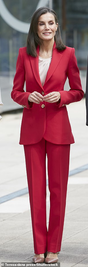 Queen Letizia attends the Barcelona Olympic 1992 Commemorative event in April 2024