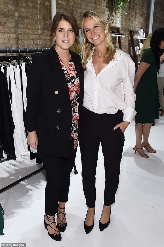 Princess Eugenie and Misha Nonoo attend Misha's pop-up launch event in New York in September 2019