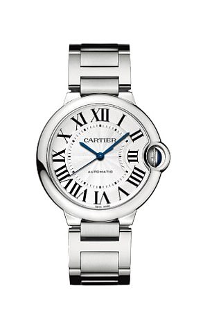 The Princess of Wales is regularly spotted wearing the sophisticated 'Ballon Bleu' model in steel by Cartier