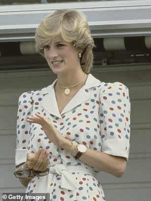 The Patek Philippe 'Calatrava' was one of the King's favourite watches during his youth. Charles's three-handed watch became a talking point when Princess Diana wore the timepiece while attending one of her then-fiancé's polo matches at the Guards Polo Club in Windsor