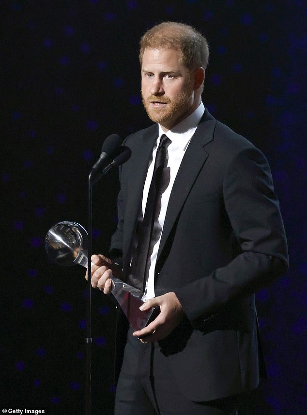 The Duke of Sussex , 39, has thanked the Invictus Games Foundation's chief executive for his 'dedication and 'leadership' as the charity's boss announced he was stepping down after a decade in the role