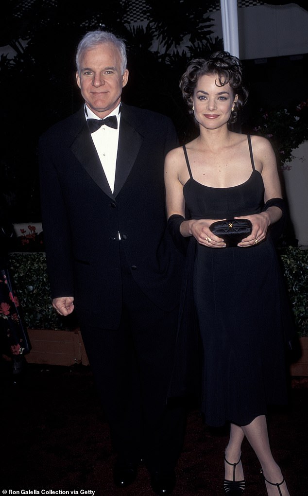 In 2016, Kimberly opened up about how her mother's dementia changed her life in the memoir Where the Light Gets In: Losing My Mother Only to Find Her Again. Pictured with Steve Martin when she was younger