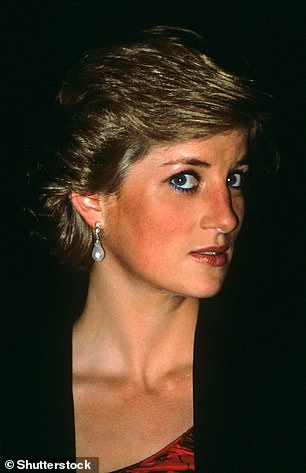 Princess Diana 's make-up artist, Mary Greenwell, used a cotton bud to soften and blend her eyeliner. Above: Diana in 1988